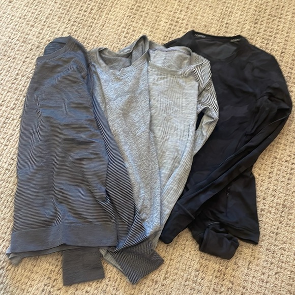 lululemon athletica Tops - It's Run Long Sleeve Shirt & 3 extra Lululemon Deal!!!